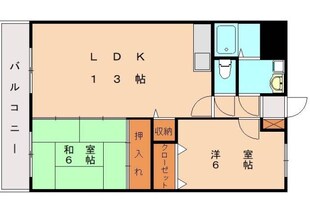 エスポワール21の物件間取画像